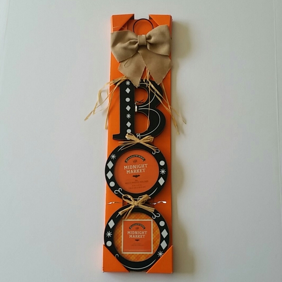 NEW Boo Frame Rustic Perfect for Halloween Fall Farmhouse Home Decor Cozy - Picture 2 of 11